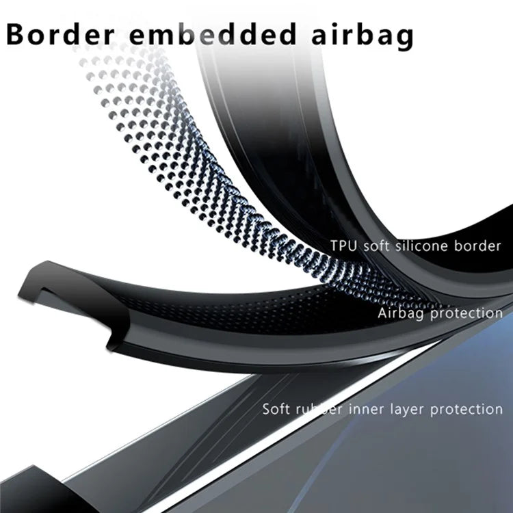 For iPhone 16 Plus Case Skin-Touch TPU+PC Matte Phone Shell, Transparent Black