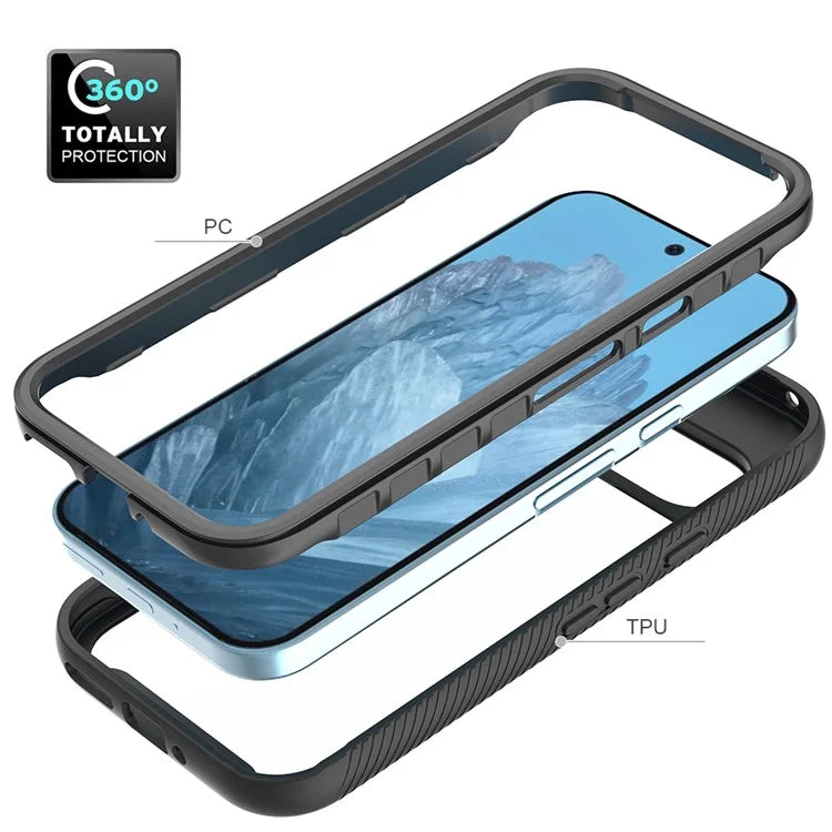 For Google Pixel 9 / Pixel 9 Pro Case Anti-Drop 2-in-1 PC+TPU Phone Cover