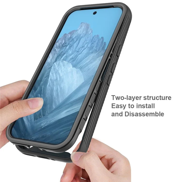 For Google Pixel 9 / Pixel 9 Pro Case Anti-Drop 2-in-1 PC+TPU Phone Cover
