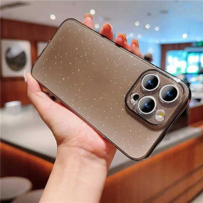 For iPhone 14 Pro Case Shockproof Soft TPU Bling Glitter Phone Cover