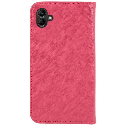 For Samsung Galaxy A06 Case Flip Shockproof Cross Texture Leather Phone Cover