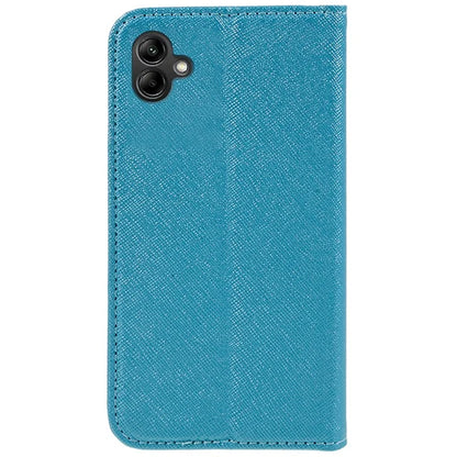 For Samsung Galaxy A06 Case Flip Shockproof Cross Texture Leather Phone Cover