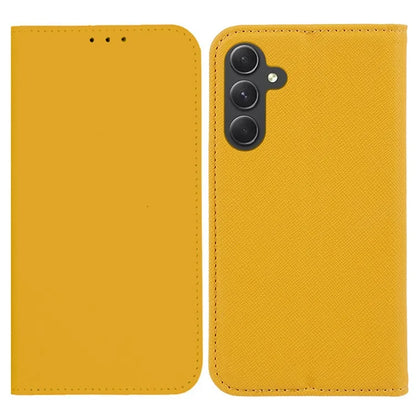 For Samsung Galaxy A16 5G Case PU Leather Cross Texture Phone Cover Strong Magnetic Suction
