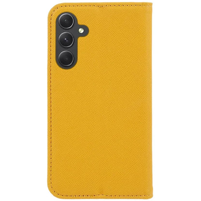 For Samsung Galaxy A16 5G Case PU Leather Cross Texture Phone Cover Strong Magnetic Suction