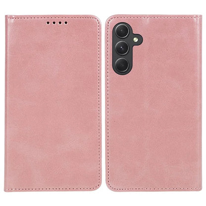 For Samsung Galaxy A16 5G Case Leather Flip Shockproof Calf Texture Phone Cover