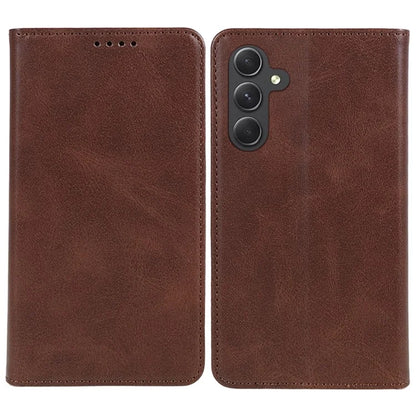 For Samsung Galaxy A16 5G Case Leather Flip Shockproof Calf Texture Phone Cover