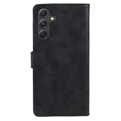 For Samsung Galaxy A16 5G Case PU Leather Stand Magnetic Closure Phone Cover Calf Texture