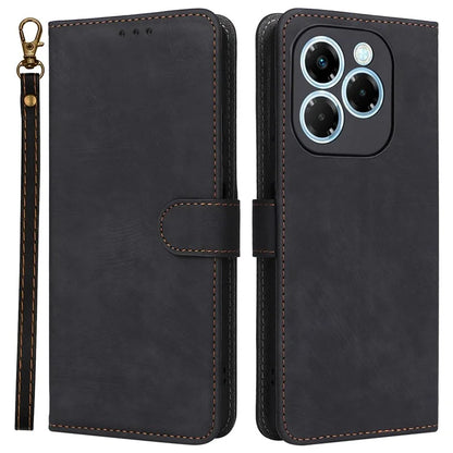 For Infinix Note 40X 5G X6838 Wallet Case RFID Blocking PU Leather Cover Stand View