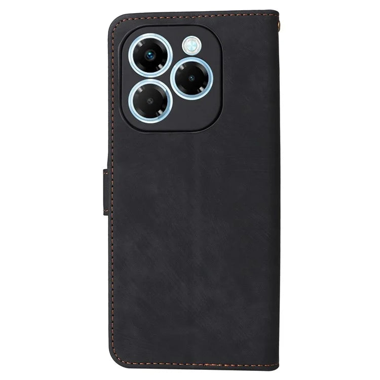 For Infinix Note 40X 5G X6838 Wallet Case RFID Blocking PU Leather Cover Stand View