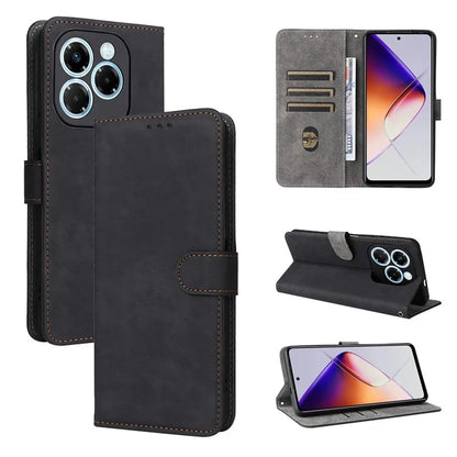 For Infinix Note 40X 5G X6838 Wallet Case RFID Blocking PU Leather Cover Stand View