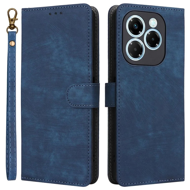 For Infinix Note 40X 5G X6838 Wallet Case RFID Blocking PU Leather Cover Stand View