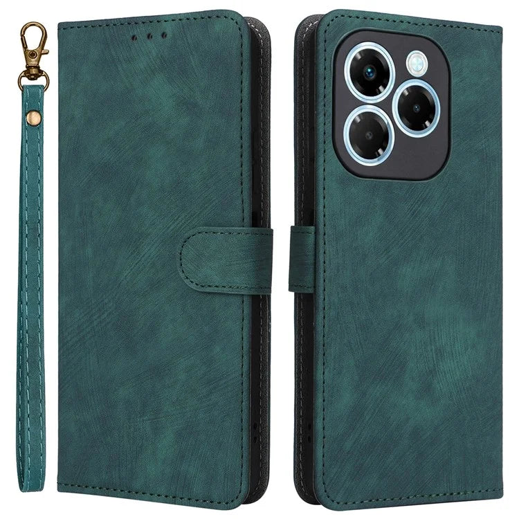 For Infinix Note 40X 5G X6838 Wallet Case RFID Blocking PU Leather Cover Stand View