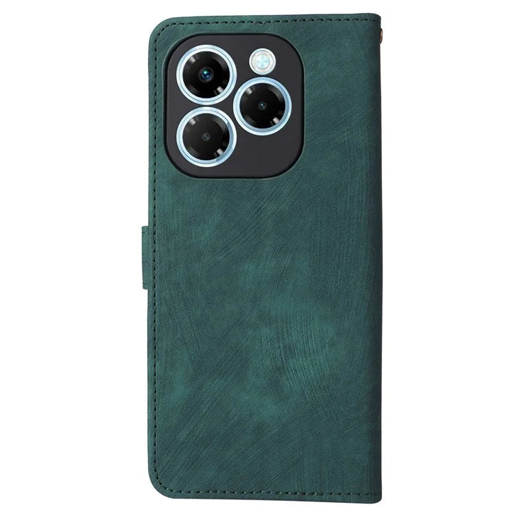 For Infinix Note 40X 5G X6838 Wallet Case RFID Blocking PU Leather Cover Stand View