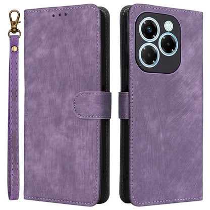 For Infinix Note 40X 5G X6838 Wallet Case RFID Blocking PU Leather Cover Stand View