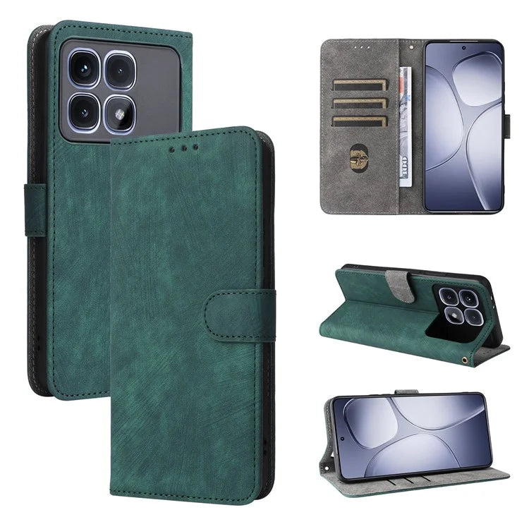 For Xiaomi Redmi K70 Ultra Case RFID Blocking PU Leather Phone Wallet Cover