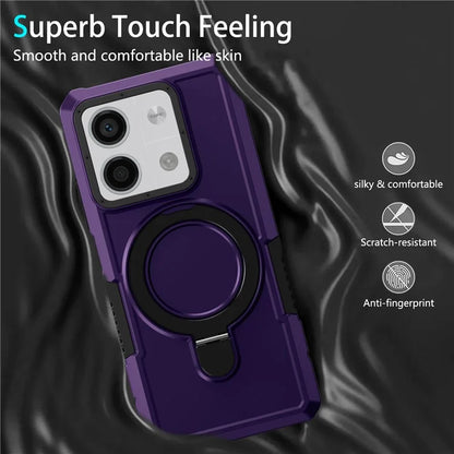 For Xiaomi Redmi Note 13 5G Case Ring Holder Kickstand TPU+PC Phone Cover