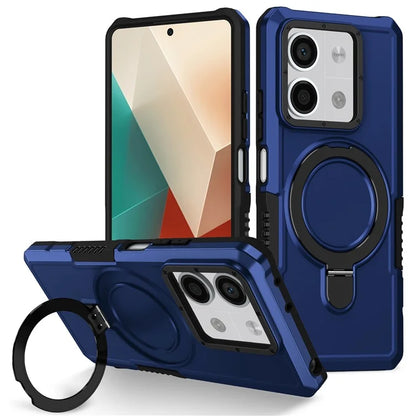 For Xiaomi Redmi Note 13 5G Case Ring Holder Kickstand TPU+PC Phone Cover