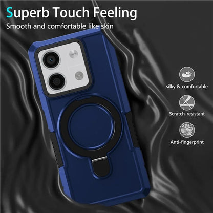 For Xiaomi Redmi Note 13 5G Case Ring Holder Kickstand TPU+PC Phone Cover