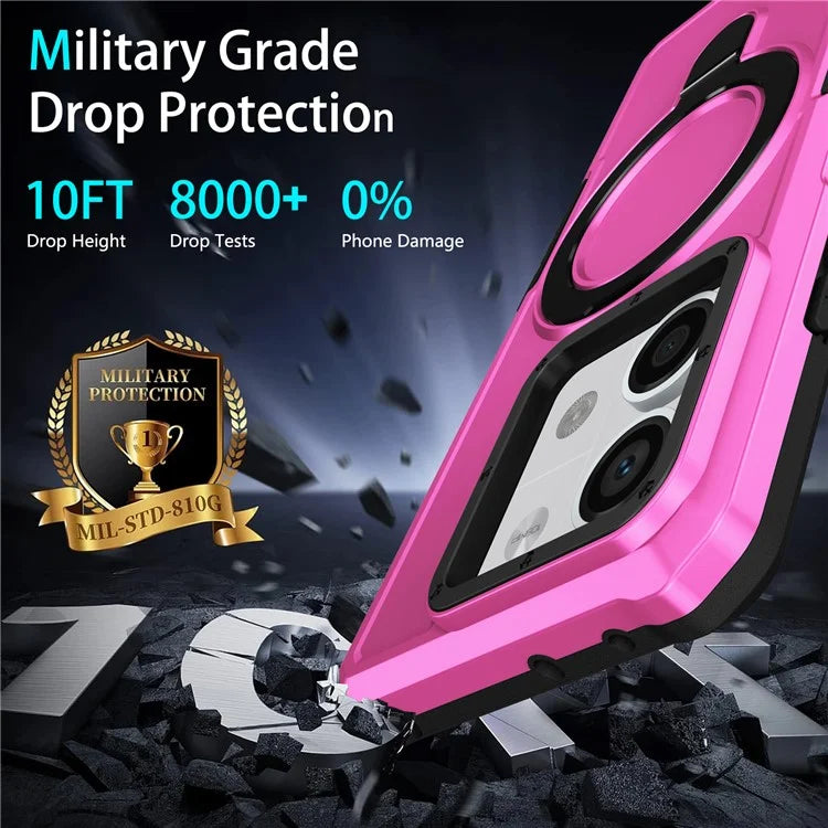 For Xiaomi Redmi Note 13 5G Case Ring Holder Kickstand TPU+PC Phone Cover