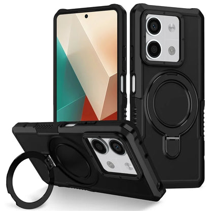 For Xiaomi Redmi Note 13 5G Case Ring Holder Kickstand TPU+PC Phone Cover
