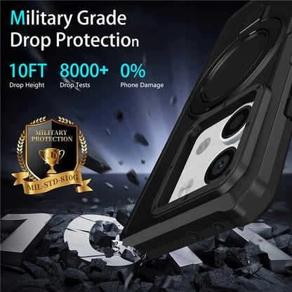 For Xiaomi Redmi Note 13 5G Case Ring Holder Kickstand TPU+PC Phone Cover