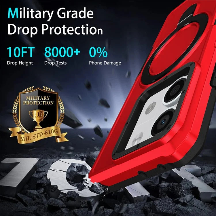 For Xiaomi Redmi Note 13 5G Case Ring Holder Kickstand TPU+PC Phone Cover