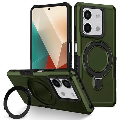 For Xiaomi Redmi Note 13 5G Case Ring Holder Kickstand TPU+PC Phone Cover