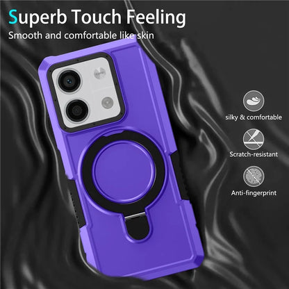 For Xiaomi Redmi Note 13 5G Case Ring Holder Kickstand TPU+PC Phone Cover