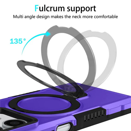 For Xiaomi Redmi Note 13 5G Case Ring Holder Kickstand TPU+PC Phone Cover