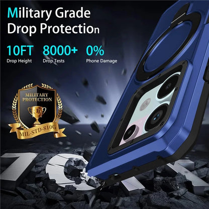 For Xiaomi Poco X6 5G / Redmi Note 13 Pro 5G Case Ring Holder Kickstand TPU+PC Phone Cover