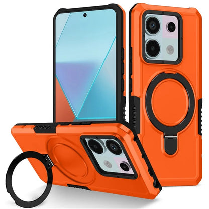 For Xiaomi Poco X6 5G / Redmi Note 13 Pro 5G Case Ring Holder Kickstand TPU+PC Phone Cover