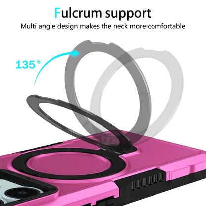For Xiaomi Poco X6 5G / Redmi Note 13 Pro 5G Case Ring Holder Kickstand TPU+PC Phone Cover