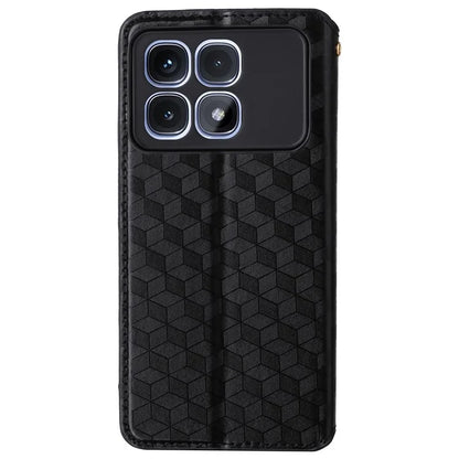 For Xiaomi Redmi K70 Ultra Wallet Case Rhombus Imprinted Leather Phone Cover