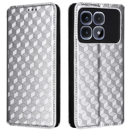 For Xiaomi Redmi K70 Ultra Wallet Case Rhombus Imprinted Leather Phone Cover