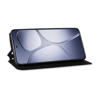 For Xiaomi Redmi K70 Ultra Wallet Case Rhombus Imprinted Leather Phone Cover