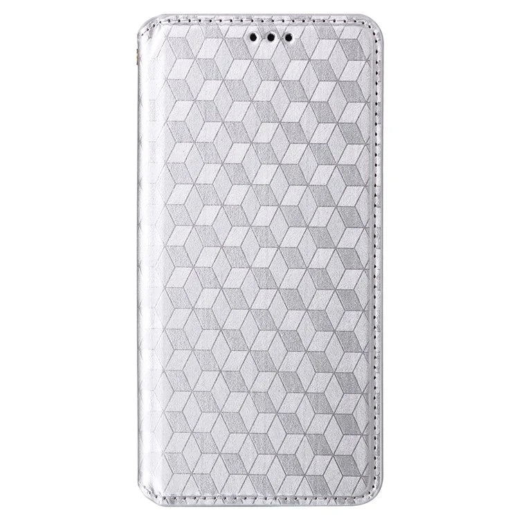 For Xiaomi Redmi K70 Ultra Wallet Case Rhombus Imprinted Leather Phone Cover
