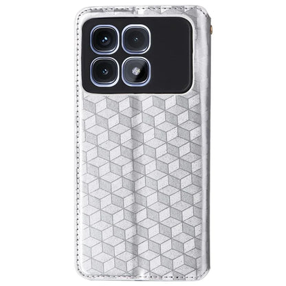 For Xiaomi Redmi K70 Ultra Wallet Case Rhombus Imprinted Leather Phone Cover
