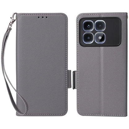 For Xiaomi Redmi K70 Ultra Case Litchi Texture PU Leather Wallet Flip Phone Cover