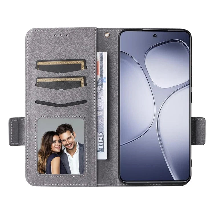 For Xiaomi Redmi K70 Ultra Case Litchi Texture PU Leather Wallet Flip Phone Cover