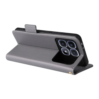 For Xiaomi Redmi K70 Ultra Case Litchi Texture PU Leather Wallet Flip Phone Cover
