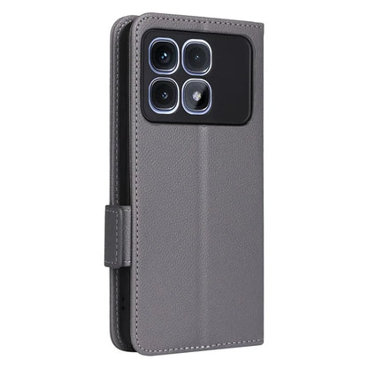 For Xiaomi Redmi K70 Ultra Case Litchi Texture PU Leather Wallet Flip Phone Cover