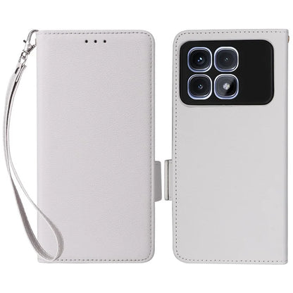 For Xiaomi Redmi K70 Ultra Case Litchi Texture PU Leather Wallet Flip Phone Cover
