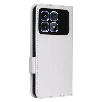 For Xiaomi Redmi K70 Ultra Case Litchi Texture PU Leather Wallet Flip Phone Cover
