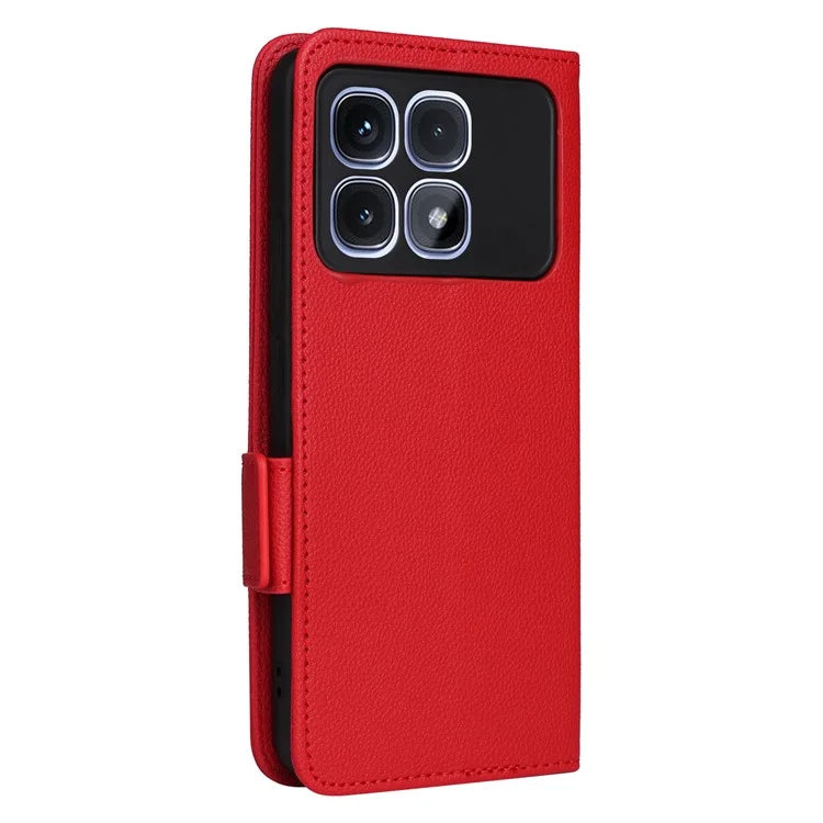 For Xiaomi Redmi K70 Ultra Case Litchi Texture PU Leather Wallet Flip Phone Cover