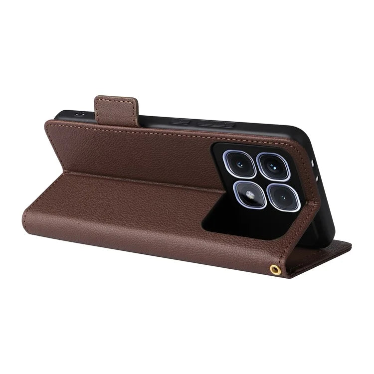 For Xiaomi Redmi K70 Ultra Case Litchi Texture PU Leather Wallet Flip Phone Cover
