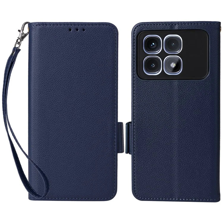 For Xiaomi Redmi K70 Ultra Case Litchi Texture PU Leather Wallet Flip Phone Cover