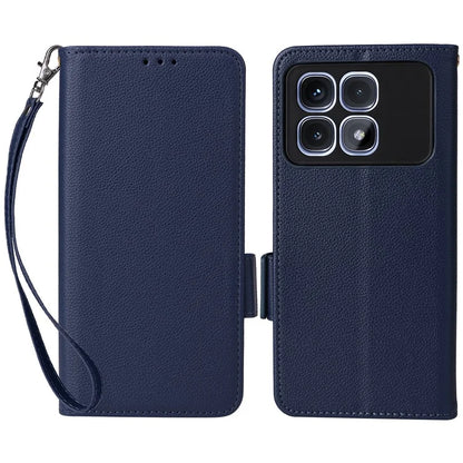 For Xiaomi Redmi K70 Ultra Case Litchi Texture PU Leather Wallet Flip Phone Cover
