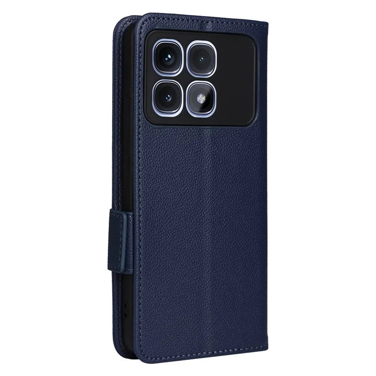 For Xiaomi Redmi K70 Ultra Case Litchi Texture PU Leather Wallet Flip Phone Cover