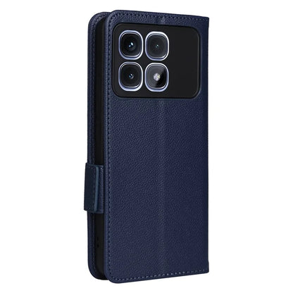 For Xiaomi Redmi K70 Ultra Case Litchi Texture PU Leather Wallet Flip Phone Cover