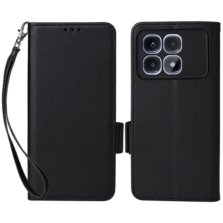 For Xiaomi Redmi K70 Ultra Case Litchi Texture PU Leather Wallet Flip Phone Cover